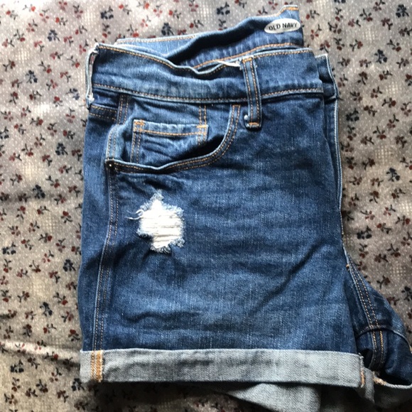 Old Navy Boyfriend Jean Shorts Size 6 Midis - Picture 4 of 5